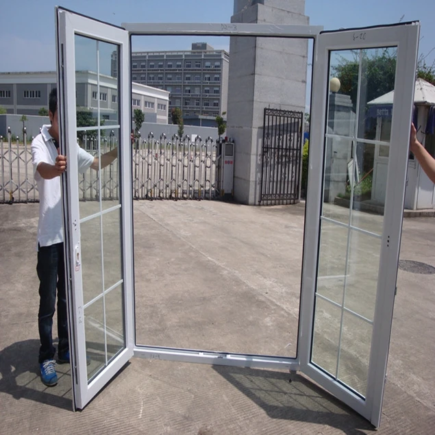 China supplier most popular Upvc casement patio doors