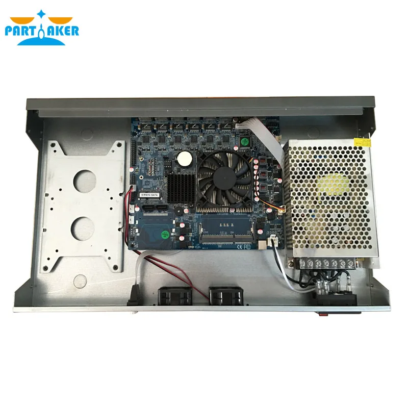 
Partaker R19 1U Rackmount Router 1U Firewall Appliance with Core LGA1150 i3 4150 4 SFP 4 LAN 