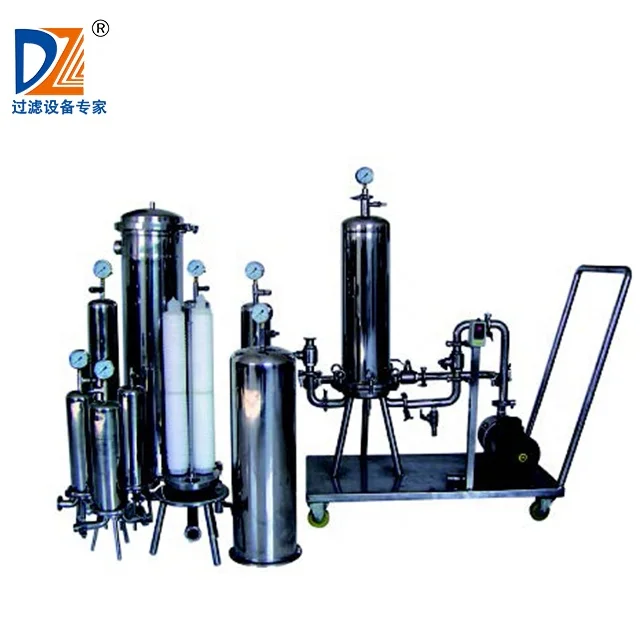 Shanghai Dazhang small Catridge Filter  stainless steel Cartridge Filter for chemical