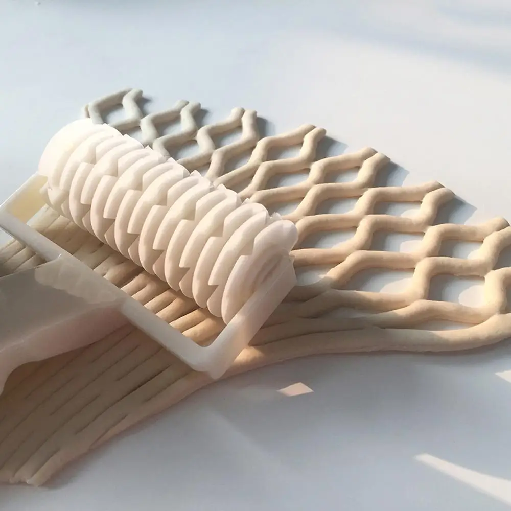 Cutter Dough Roller Knife Lattice Cutter Pasta Tool Plastic Baking Tool Cookie Pie Pizza Pastry Lattice Roller Cutter