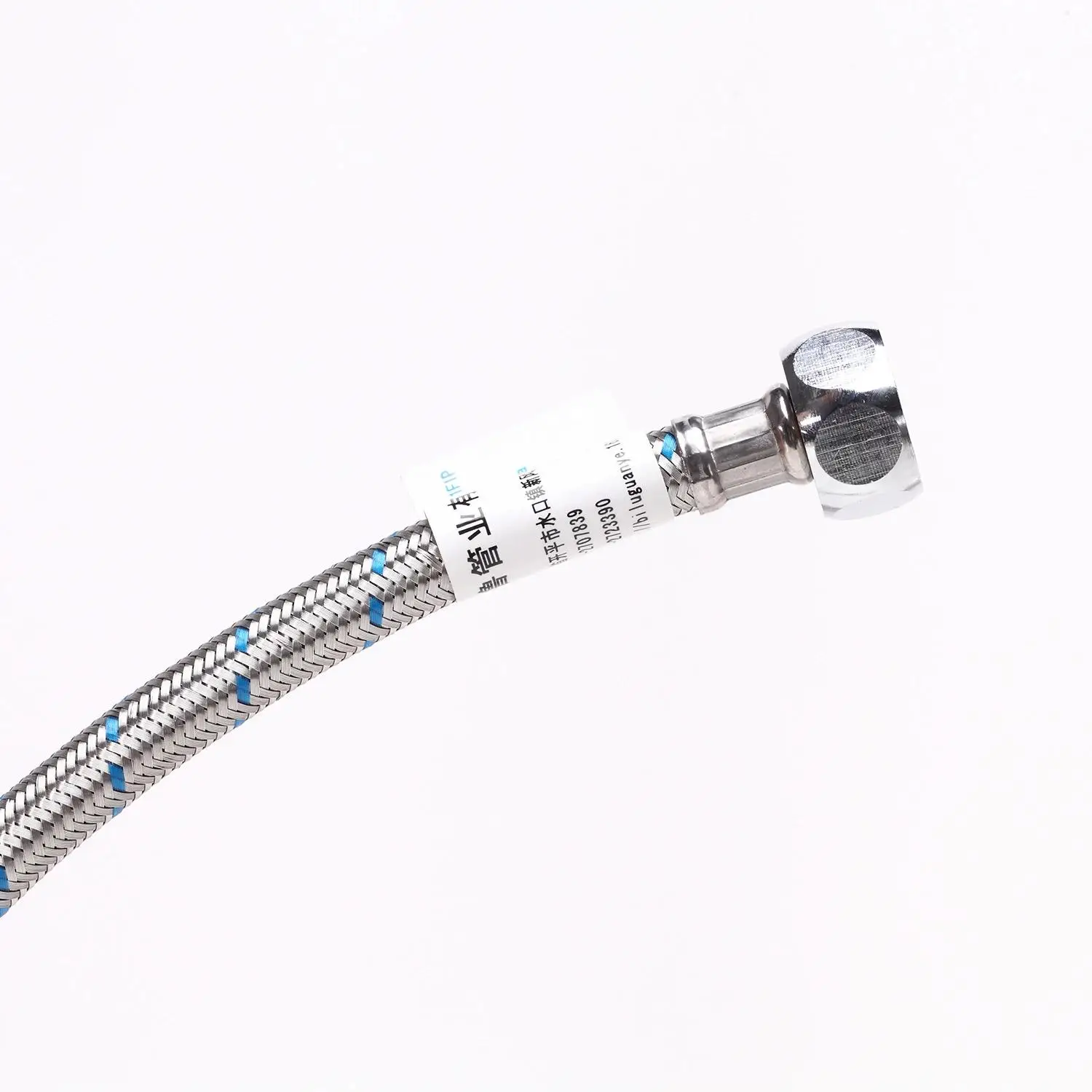 Kaiping High Quality 2 Inch 304 Nuts Stainless Steel Wire Braided Metal Pipe High Pressure Braided Ss Flexible Hose For Sale