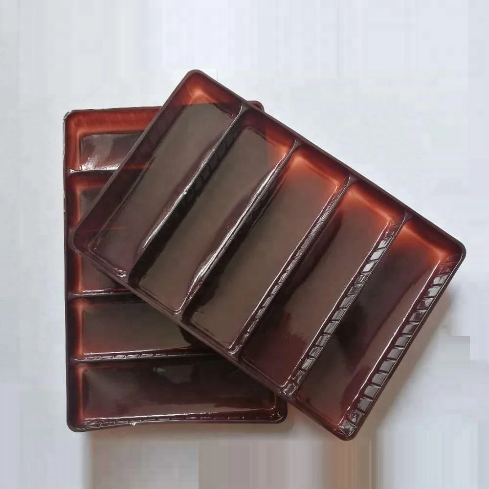 chocolate plastic insert tray mini cake blister packaging tray