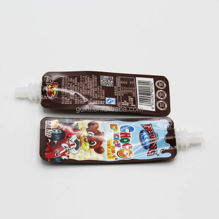 Customized packaging printed manufacturer laminated food reusable bags liquid juice baby pouch with spout