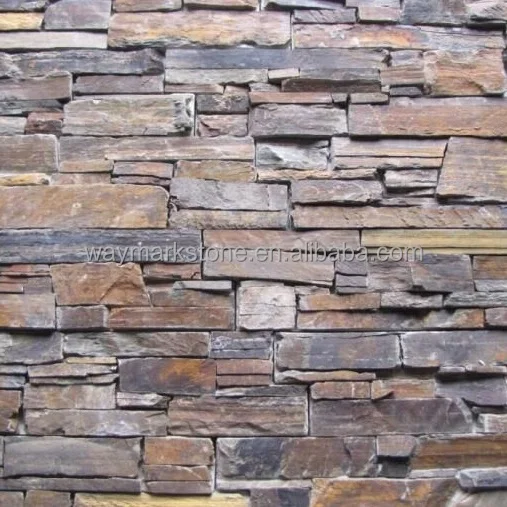 
classical cheap rusty slate stone wall cladding and wall panel WP-N20 