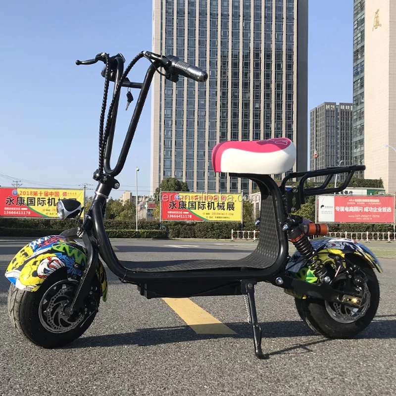 2018 small citycoco scooter with EMC/MD/LVD CE electric scooter (C08)