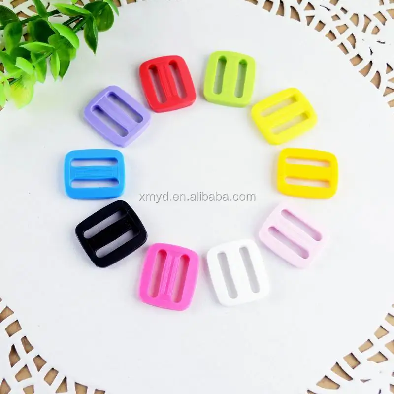 KAM 20mm Eco-friendly Adjustable Plastic Slide Buckles For Outdoor Backpack,12 Colors
