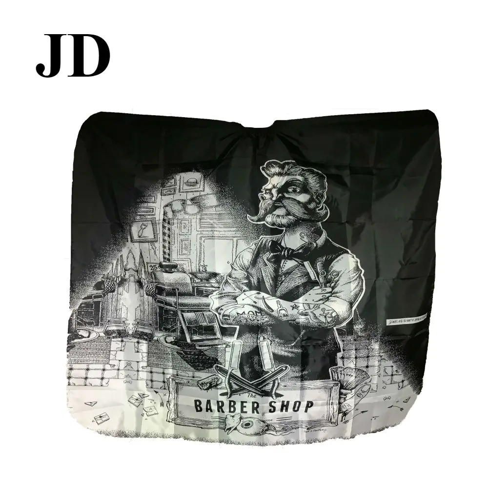 cape hairdressing for adults Polyester barber cape elastic neck for hairdresser