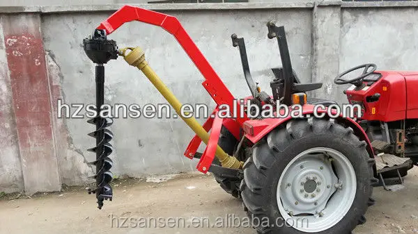 Tractor 3Point hitch mounted Pto Post hole digger/farm Tillage equipment tree hole digger