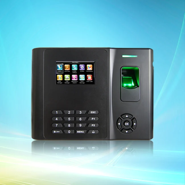 GT200/MF Biometric Fingerprint and Punch card Time Attendance system with Back up Li battery