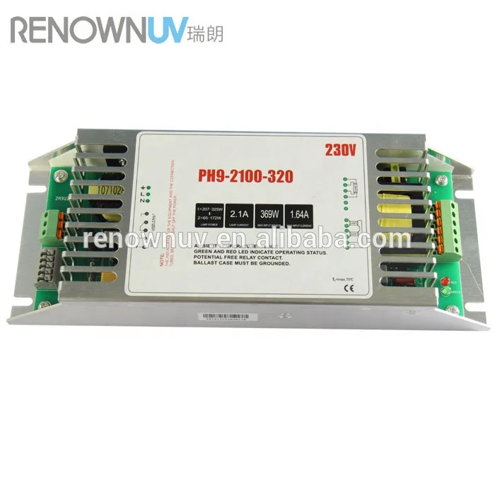 High power 320w UV lamp ballast for 320w UV germicidal lamp lighting