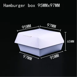 china supplier custom disposable packing paper box for food