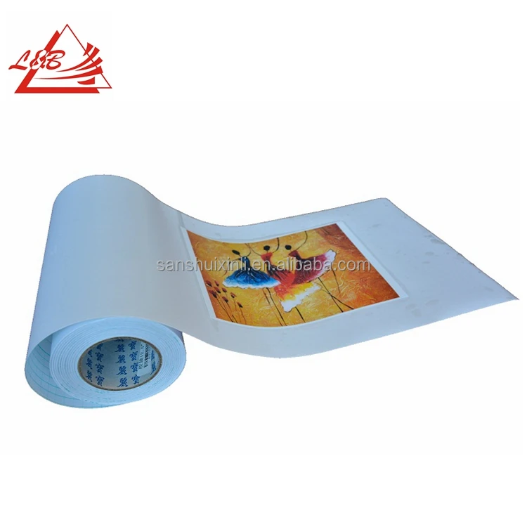 Manufacturer Self Adhesive Cold Laminating PVC film with many textures for documents, Glossy film