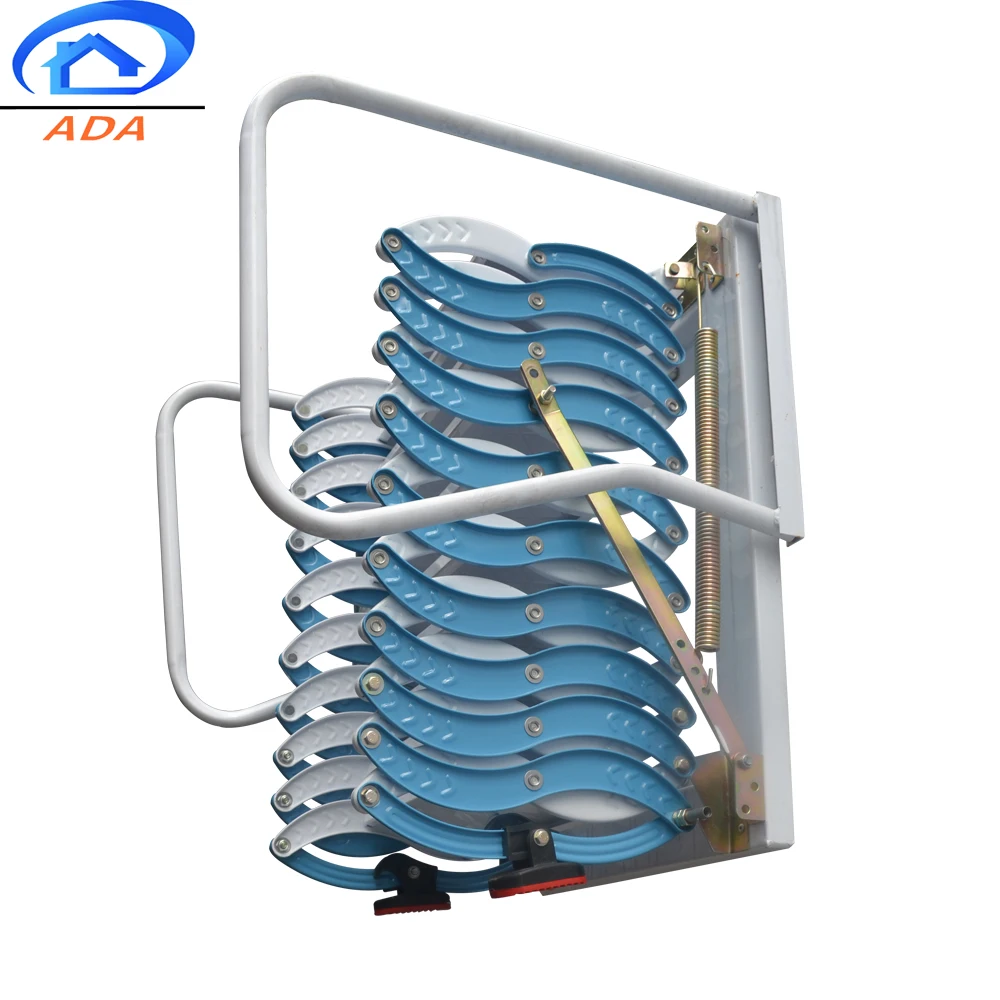 Hot Sell Widened Metal Attic Folding Stairs