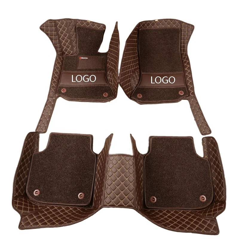 Leather car floor mat waterproof for GMC Yukon XL DENALI 2022