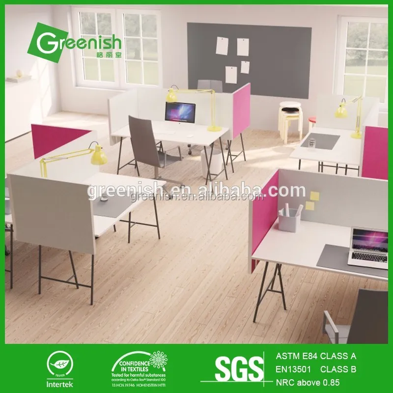 Beautiful removable acoustic office partition