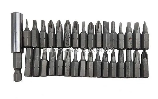 Premium 25mm T40/T30/T25/T20/T15 Torx Bits Security Torx Screwdriver Bit Sets