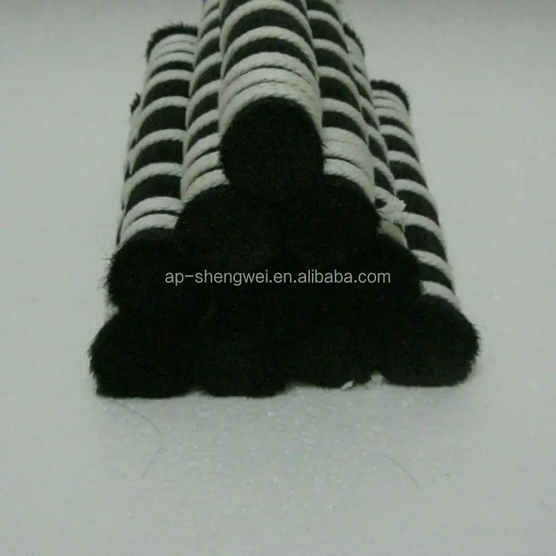 Black white brown color horse tail hair horse mane hair