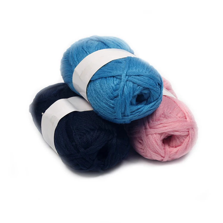 
Soft Knitting Scarf Hand Knit Yarn Custom Polypropylene Yarn 