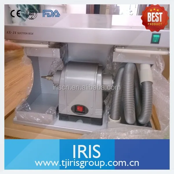 AX J4 Dental lab polishing motors with suction control box / Dental polishing unit