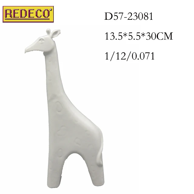 
New ceramic giraffe figurine statue for home decoration 