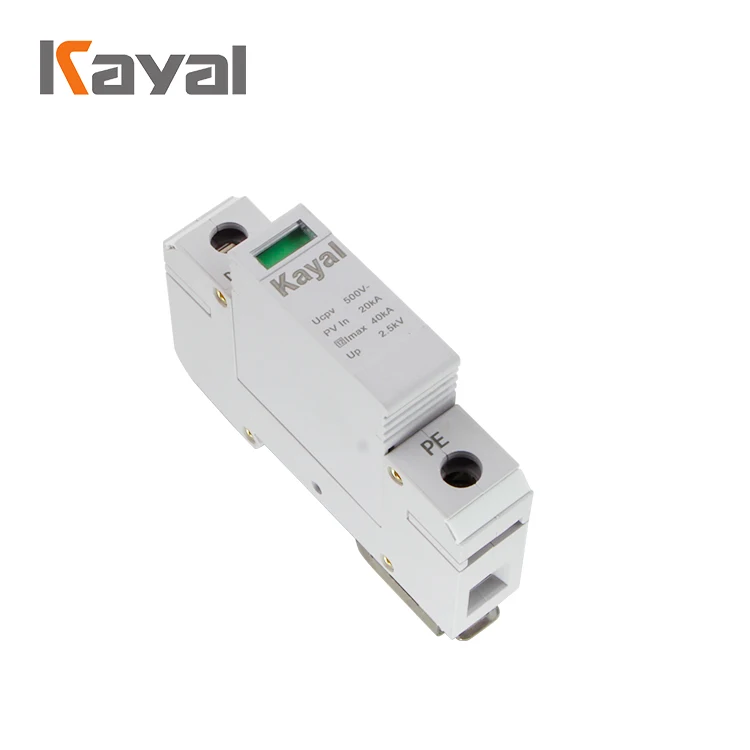 WenZhou Factory Price Free Sample Solar PV 20KA 40KA 2P DC 500V 800V 3P DC 1000V Power Arrester Surge Protective Device SPD