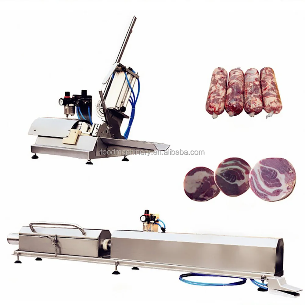 
pneumatic automatic sausage clipper machine for large pork lamb beef chicken meat processing 