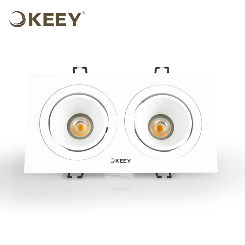 KEEY Two Heads Led Grille Panel Light Truck Grille Guard for Showroom QYR2-GS601N-2