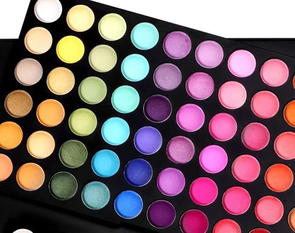 
Wholesale private label 120 Color Eyeshadow Palette Natural Nude and Neon Combination OEM Cosmetics Makeup Palette 