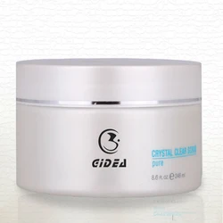 Plastic PET Round Wide Mouth body scrub jars