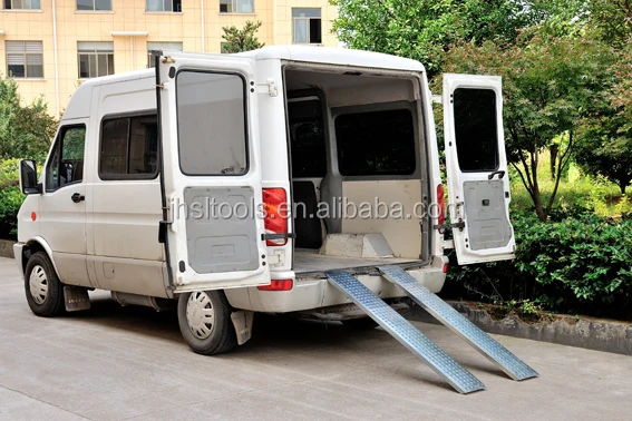 Folding motorcycle ATV ramps,truck trailer aluminum loading ramp