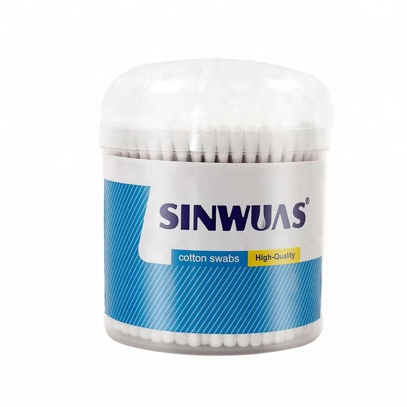 Hot selling safety bouncy round packaging box disposable sterile bamboo stick