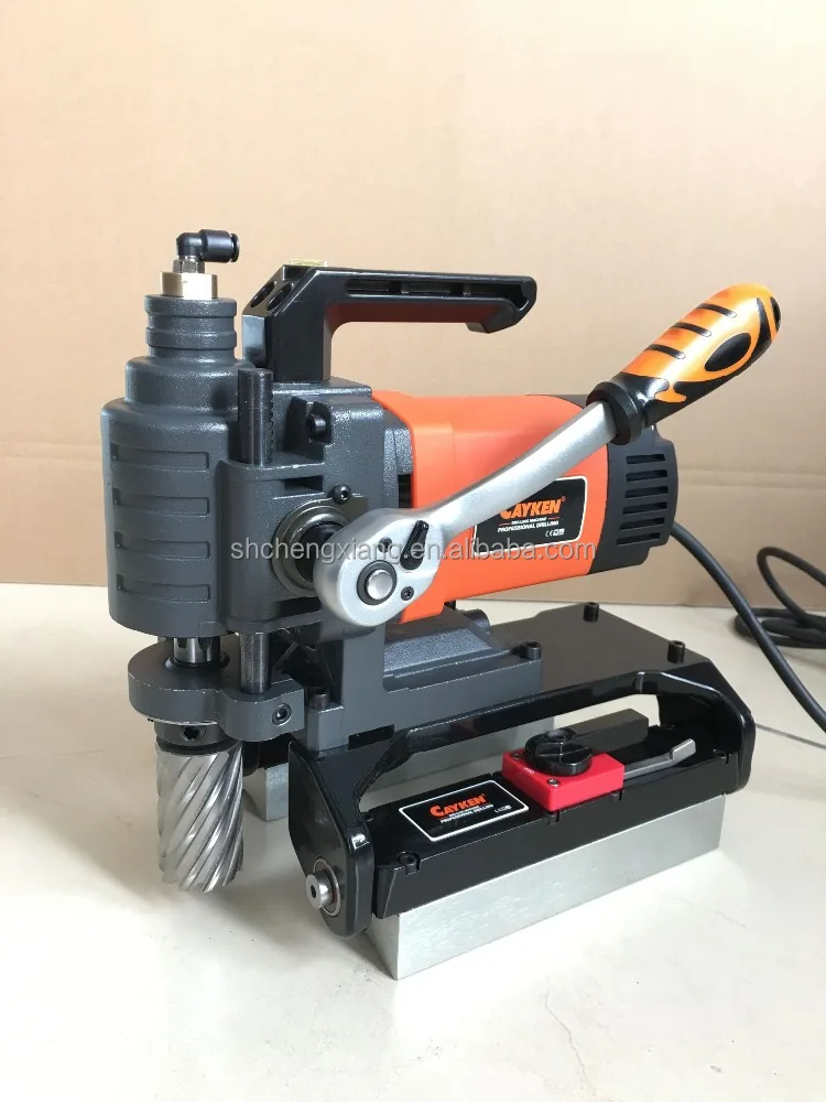 CAYKEN SCY-38WSPM 14500N 110/220V 38mm dia portable magnetic base drilling machine