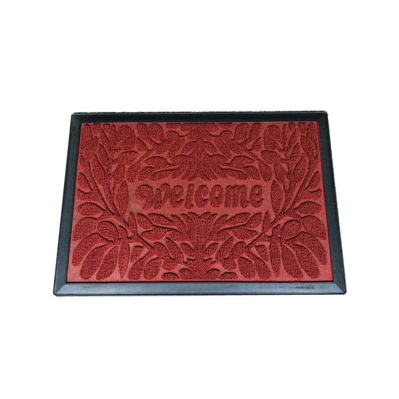 
Wholesale Welcome 45x75cm PP Solid Color Good Prices Bar Door Foot Mat 