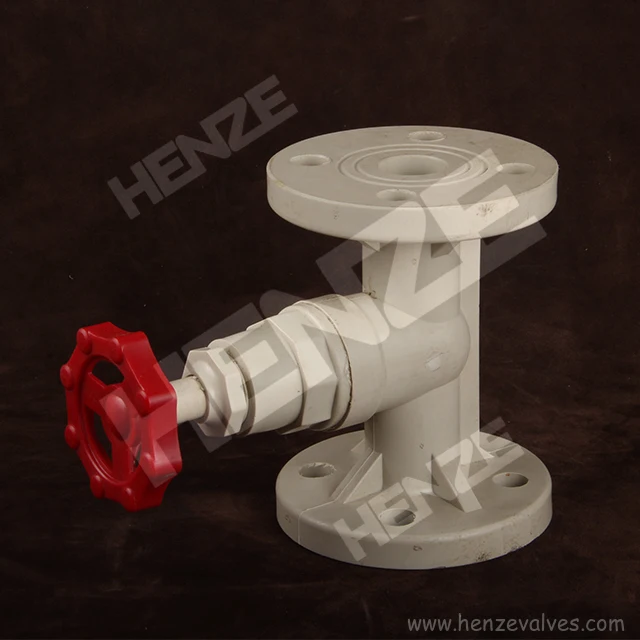 UPVC, CPVC, PPH, PVDF, FRPP Plastic Flanged Globe Valve FF
