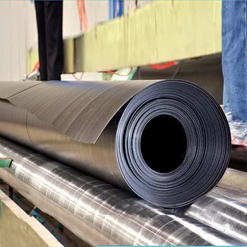 Полиэтиленовый пластиковый вкладыш 20 мил для рыбной фермы, геомембрана из полиэтилена высокой плотности в водоемах