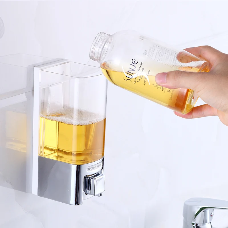 FLG Wholesale Wall Mount Foam Soap Dispenser Hand Liquid Soap Dispenser Plastic Modern ABS Light Grey Paper Holder