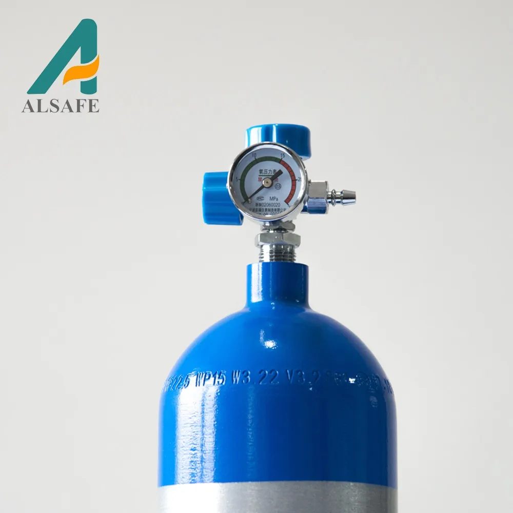 Factory price 240 cubic feet hospital oxygen gas cylinder