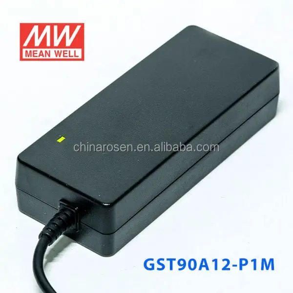 ORIGINAL Mean well Adaptor GST90A12-P1M 90W 12V/6.67A AC-DC Class l Level Vl Switch Power Supply