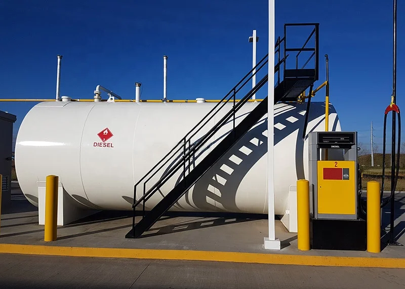 High quality SS fiberglass double wall fuel gasoline storage tank for sale