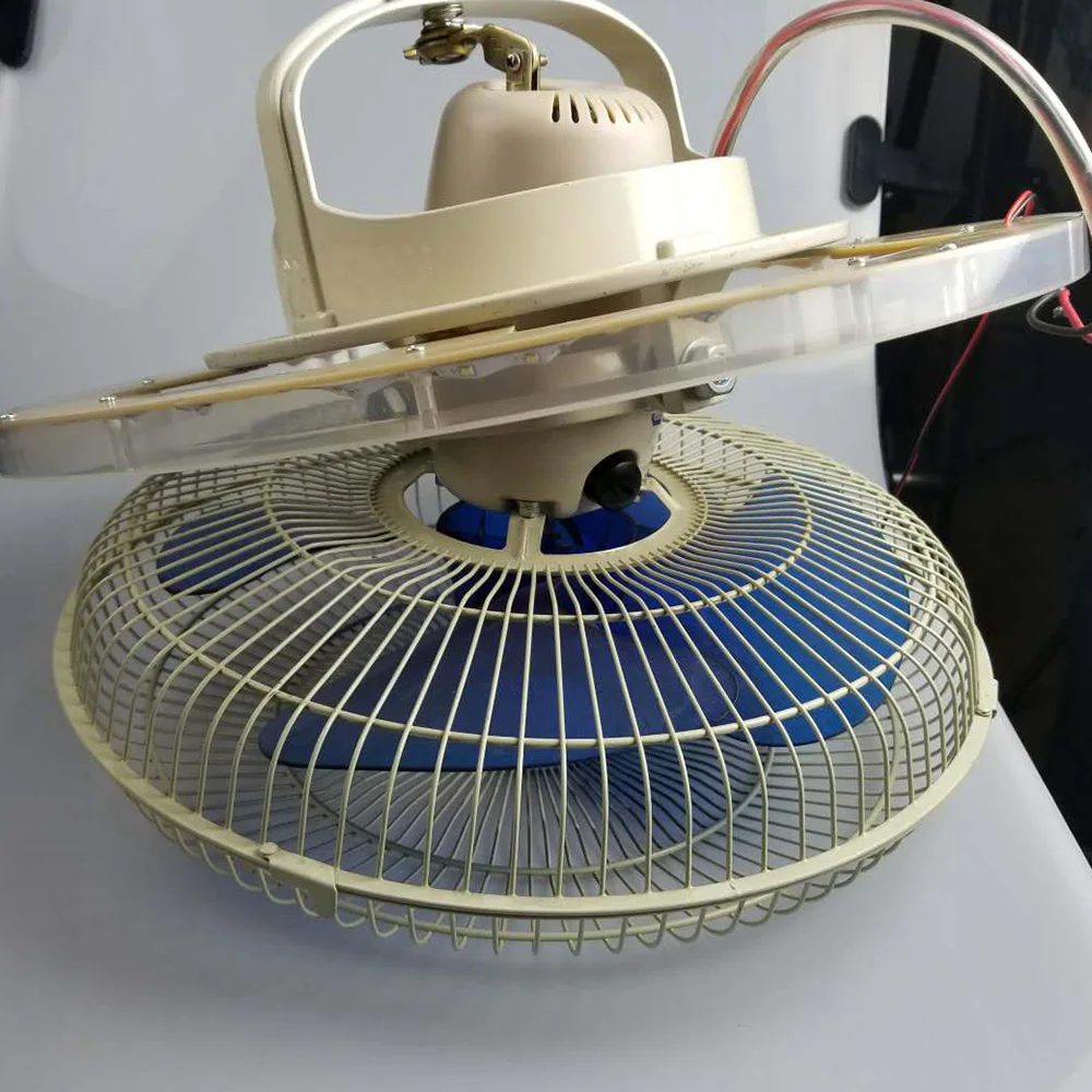
non-ac bus ceiling fan with LED light 