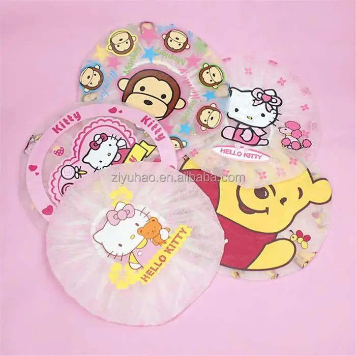 Wholesale shower cap, baby shower caps cartoon
