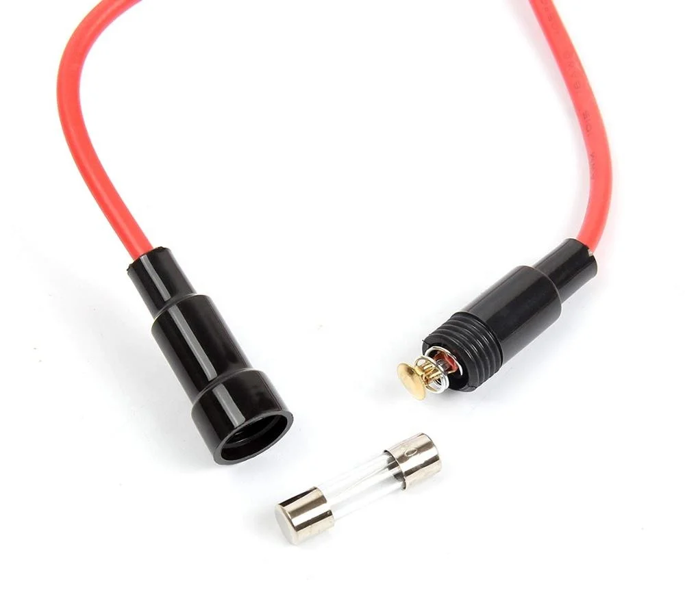 MX Auto Dual USB Charger Socket Power Outlet 2A with Wire Fuse DIY Kit Blue LED for Car Boat Marine RV Mobile