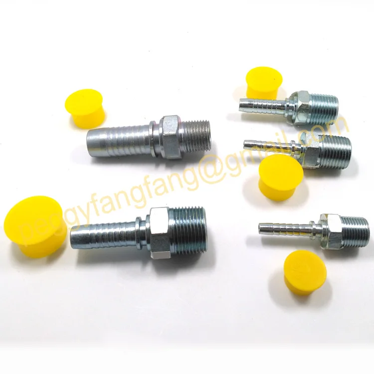 15611 NPT male straight connector hose nipple fitting NPT coupling NPT high pressure rubber pipe fitting