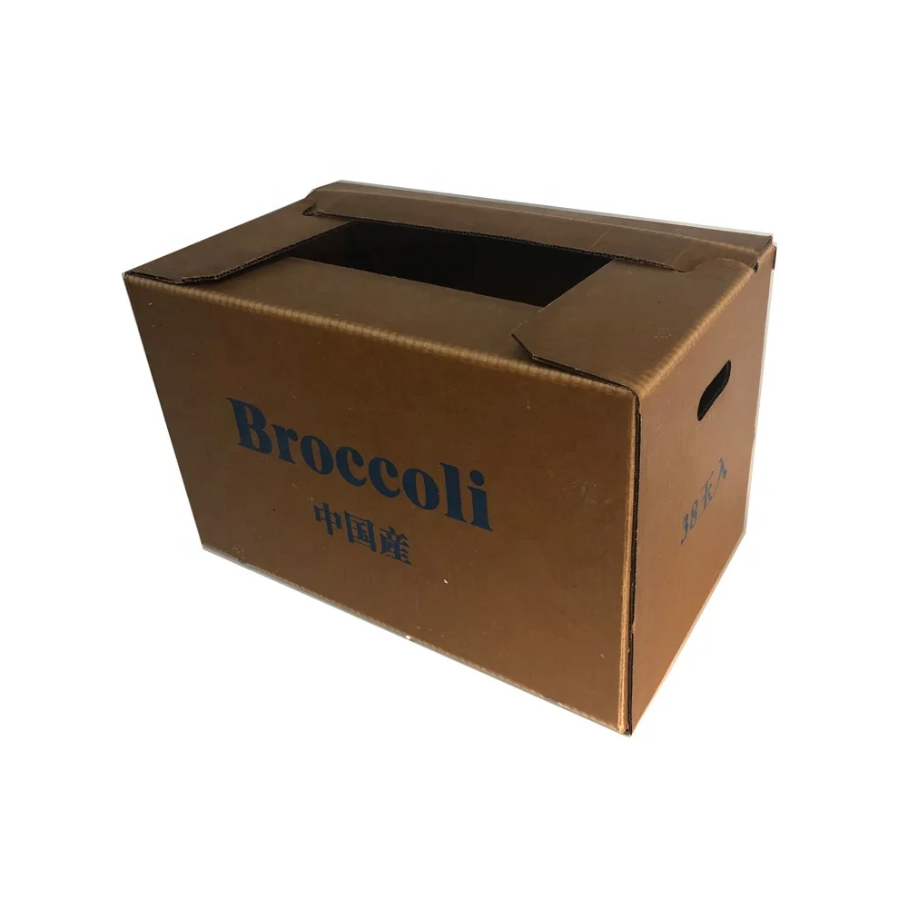 For why order waterproof corrugated cardboard paper broccoli waxed boxes
