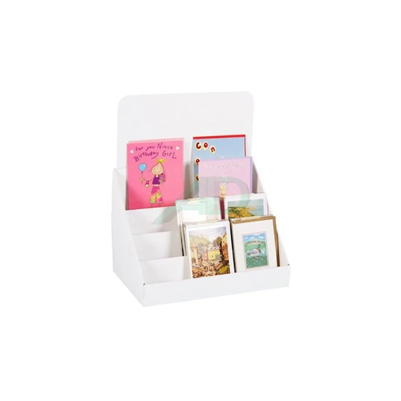 Tray merchandiser cd/card/book counter cardboard display holiday christmas family gift