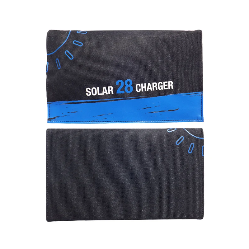 FOVigour 28W Folding Solar Panel Charger Portable with Fast Charge 3 USB Port High Efficiency Sunpower Solar Panel for Cellphone