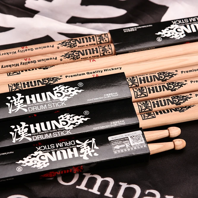 Custom Natural 7A Drumsticks Hickory