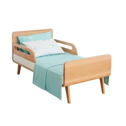 Certificate Nordic Wholesale Comfortable Solid Wood Children Bed luxury royal small wooden crib for baby multifunction