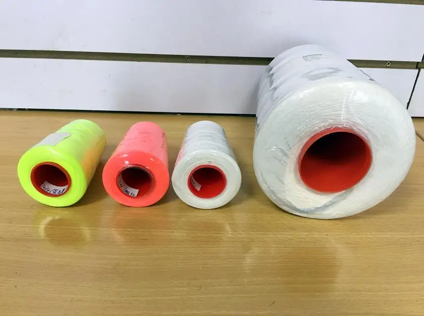 12/4 100% Polyester White Industrial Thread for Portable Sewing Machine