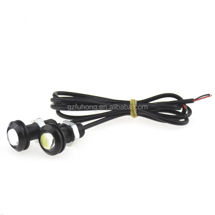 Parking light 18mm Eagle Eye led car lights DRL 12V 3W Fog Tail lamp